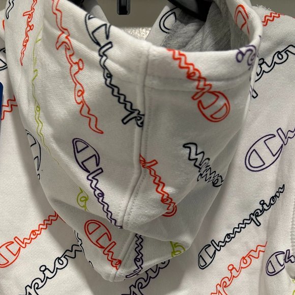 CHAMPION HOODIE WITH CHAMPION LOGOS - Picture 8 of 10